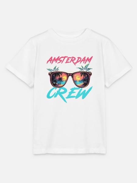 Amsterdam Party Crew - Stanley/Stella Kinder T-Shirt MINI CREATOR - Weiß