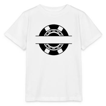 Casino Coin Monogram - Stanley/Stella MINI CREATOR Kids’ T-Shirt - white - Front - Maike (125cm)