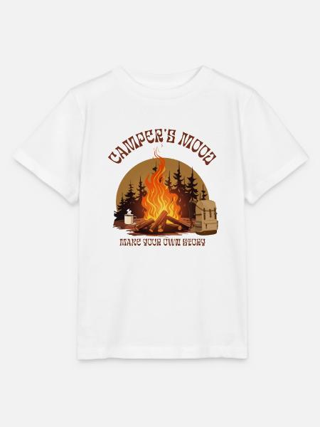 Die Stimmung des Campers - Stanley/Stella Kinder T-Shirt MINI CREATOR - Weiß
