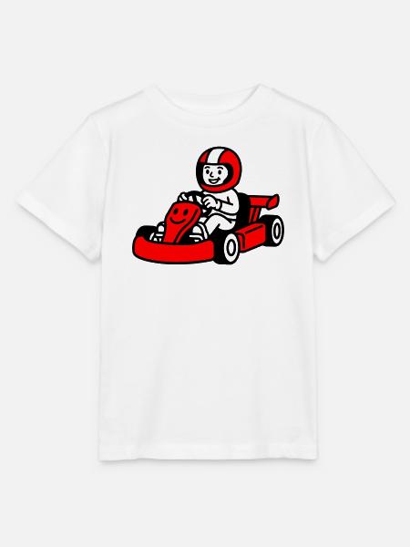 Go Kart Kids - Stanley/Stella Kinder T-Shirt MINI CREATOR  - Weiß