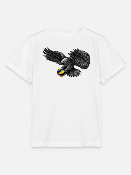 Adler mit Volleyball - Stanley/Stella Kinder T-Shirt MINI CREATOR - Weiß