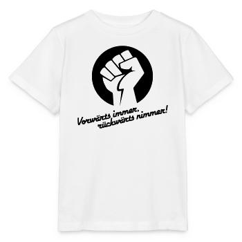 Vorwärts immer rückwärts nimmer v.1 - Stanley/Stella Kinder T-Shirt MINI CREATOR  - Weiß - Vorne - Maike (125cm)