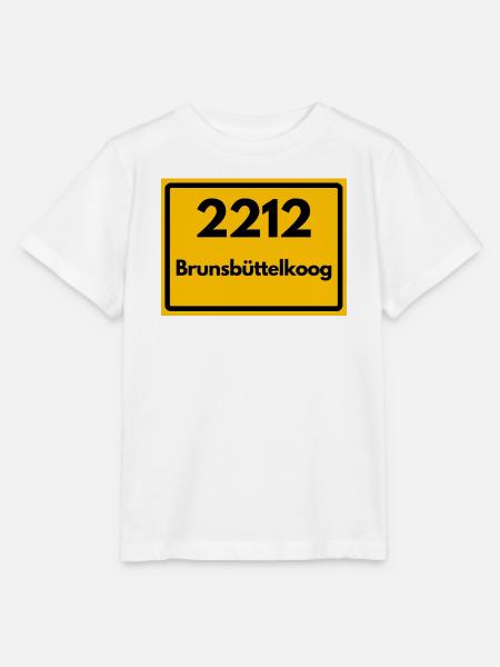 ALTE POSTLEITZAHL 2212 BRUNSBÜTTELKOOG - Stanley/Stella Kinder T-Shirt MINI CREATOR - Weiß