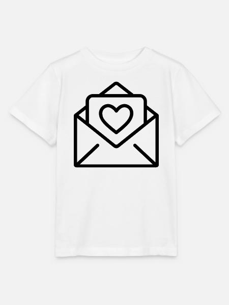 Liebesbrief - Stanley/Stella Kinder T-Shirt MINI CREATOR - Weiß