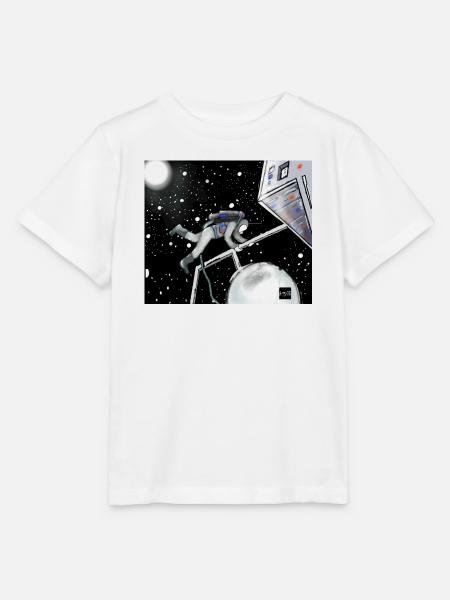 Space Explorer im Orbit - Stanley/Stella Kinder T-Shirt MINI CREATOR - Weiß