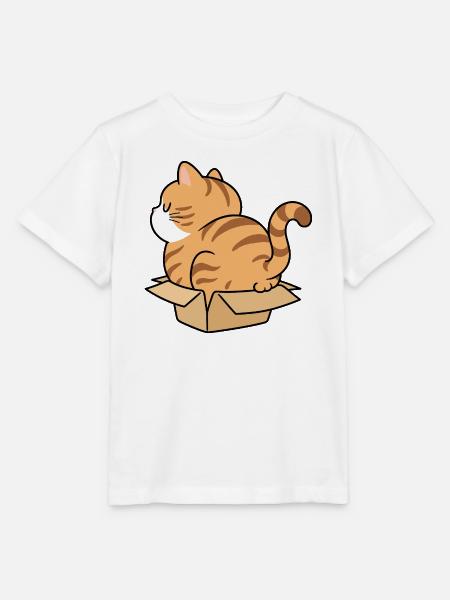 Katzenkind im Karton - Stanley/Stella Kinder T-Shirt MINI CREATOR  - Weiß