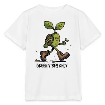 Ecological Plant on a hike - Stanley/Stella MINI CREATOR Kids’ T-Shirt - white - Front - Maike (125cm)
