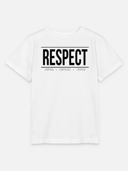 Respekt: Eine universelle Botschaft - Stanley/Stella Kinder T-Shirt MINI CREATOR  - Weiß