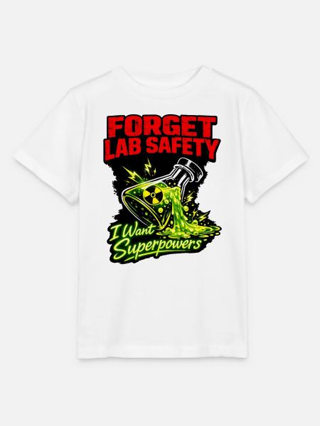 Lab-Safety Adieu: Superkräfte - Stanley/Stella Kinder T-Shirt MINI CREATOR - Weiß