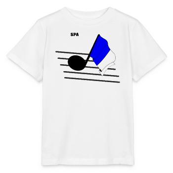 Musique de spa & courses - T-shirt bio MINI CREATOR Stanley/Stella Enfant - blanc - Devant - Maike (125cm)