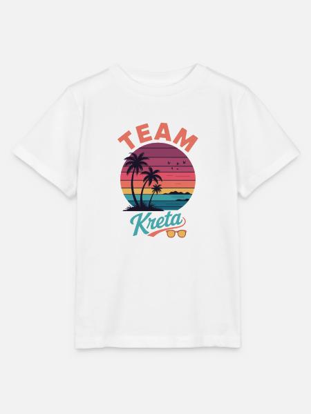 Team Kreta - Stanley/Stella Kinder T-Shirt MINI CREATOR  - Weiß