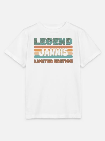 Spruch Jannis - Stanley/Stella Kinder T-Shirt MINI CREATOR - Weiß