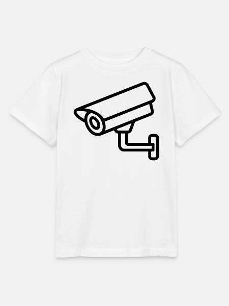 Überwachungskamera - Stanley/Stella Kinder T-Shirt MINI CREATOR - Weiß