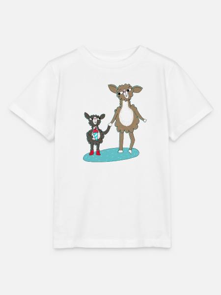 Lama Einschulung - Stanley/Stella Kinder T-Shirt MINI CREATOR - Weiß