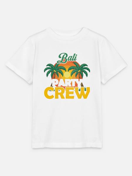 Bali Party Crew - Stanley/Stella Kinder T-Shirt MINI CREATOR  - Weiß