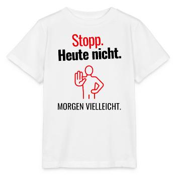 Stopp - Stanley/Stella Kinder T-Shirt MINI CREATOR  - Weiß - Vorne - Maike (125cm)