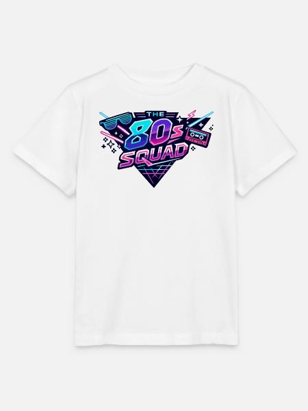 80s Squad Neon Retro - Stanley/Stella Kinder T-Shirt MINI CREATOR - Weiß