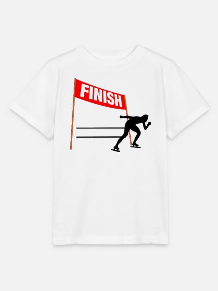Skating Finish Custom - Stanley/Stella Kinder T-Shirt MINI CREATOR - Weiß