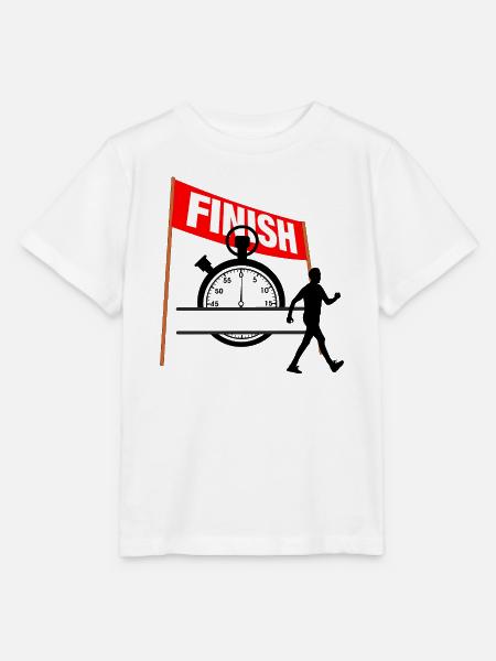 Walking Finish Time Men - Stanley/Stella Kinder T-Shirt MINI CREATOR  - Weiß