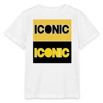 Typographie de contraste iconique - T-shirt bio MINI CREATOR Stanley/Stella Enfant - blanc - Devant - Maike (125cm)
