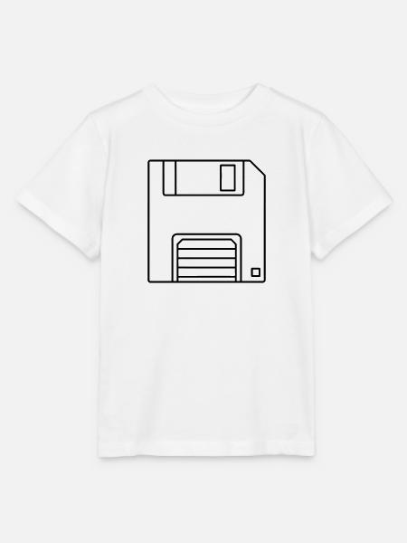 Diskette - Stanley/Stella Kinder T-Shirt MINI CREATOR - Weiß