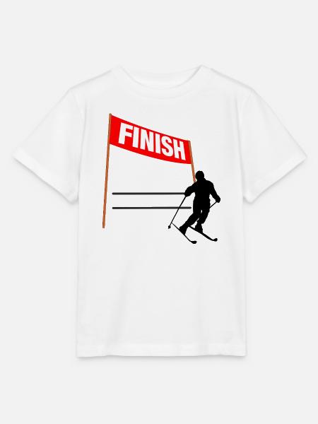 Ski-Finish Custom - Stanley/Stella Kinder T-Shirt MINI CREATOR  - Weiß
