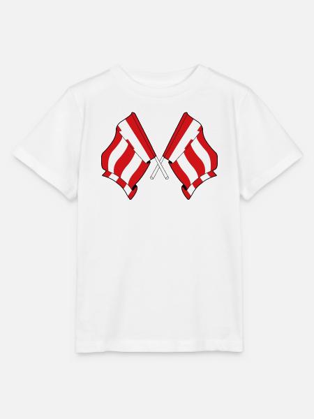 Eindhoven Zwillingsflaggen - Stanley/Stella Kinder T-Shirt MINI CREATOR - Weiß