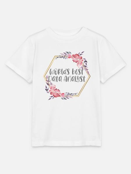 Best Data Analyst – Analystin Geschenk - Stanley/Stella Kinder T-Shirt MINI CREATOR - Weiß