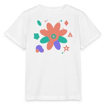 Conception colorée de l’art moderne - T-shirt bio MINI CREATOR Stanley/Stella Enfant - blanc - Devant - Maike (125cm)