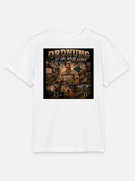 Ordnung ist das halbe Leben - Stanley/Stella Kinder T-Shirt MINI CREATOR - Weiß