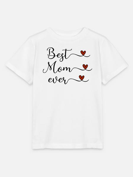 Beste Mama - Stanley/Stella Kinder T-Shirt MINI CREATOR - Weiß