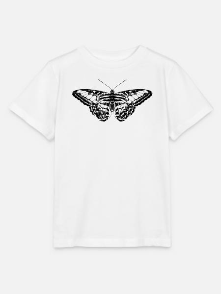 Schmetterling / Butterfly - Stanley/Stella Kinder T-Shirt MINI CREATOR  - Weiß