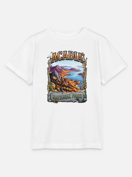 Acadia National Park Panorama - Stanley/Stella Kinder T-Shirt MINI CREATOR - Weiß