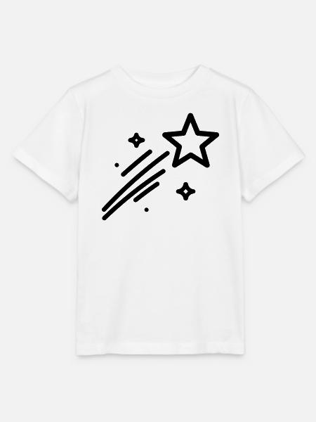 Sternschnuppe - Stanley/Stella Kinder T-Shirt MINI CREATOR  - Weiß