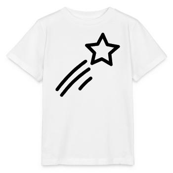 étoile filante - T-shirt bio MINI CREATOR Stanley/Stella Enfant - blanc - Devant - Maike (125cm)