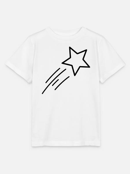 Sternschnuppe - Stanley/Stella Kinder T-Shirt MINI CREATOR - Weiß