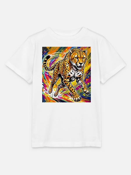 Gepard - Stanley/Stella Kinder T-Shirt MINI CREATOR  - Weiß