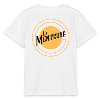 La Menteuse - T-shirt bio MINI CREATOR Stanley/Stella Enfant - blanc - Devant - Maike (125cm)