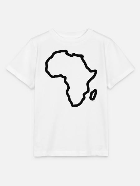 Afrikanischer Kontinent - Stanley/Stella Kinder T-Shirt MINI CREATOR  - Weiß