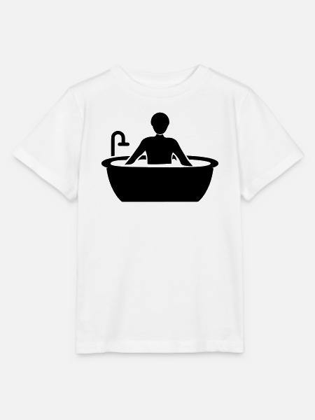Baden Badewanne - Stanley/Stella Kinder T-Shirt MINI CREATOR - Weiß