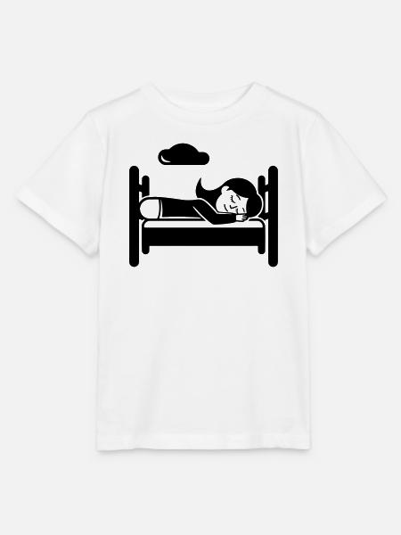 Schlafen Müde - Stanley/Stella Kinder T-Shirt MINI CREATOR - Weiß