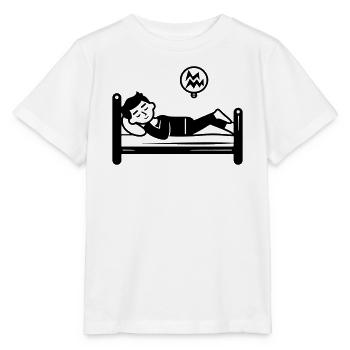 Lit de couchage - T-shirt bio MINI CREATOR Stanley/Stella Enfant - blanc - Devant - Maike (125cm)