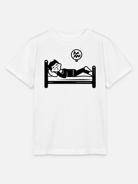 Schlafen Bett - Stanley/Stella Kinder T-Shirt MINI CREATOR - Weiß