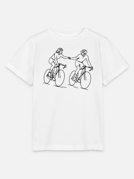 Rennrad zusammen - Stanley/Stella Kinder T-Shirt MINI CREATOR  - Weiß