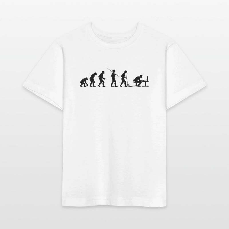 Programmierer Computerfreak Evolution Stanley/Stella Kinder T-Shirt MINI CREATOR 