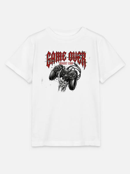 Game Over Retro Controller Grunge - Stanley/Stella Kinder T-Shirt MINI CREATOR  - Weiß