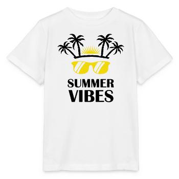 Sonnenbrillen Sunrise Grafik - Stanley/Stella Kinder T-Shirt MINI CREATOR  - Weiß - Vorne - Maike (125cm)