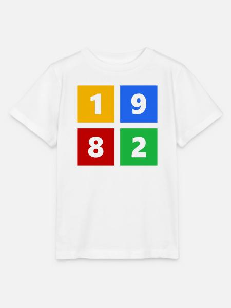 1982 - Stanley/Stella Kinder T-Shirt MINI CREATOR - Weiß