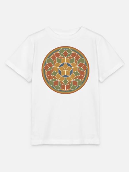 Penrose tiling Penrose Parkettierung Mathe Retro - Stanley/Stella Kinder T-Shirt MINI CREATOR - Weiß
