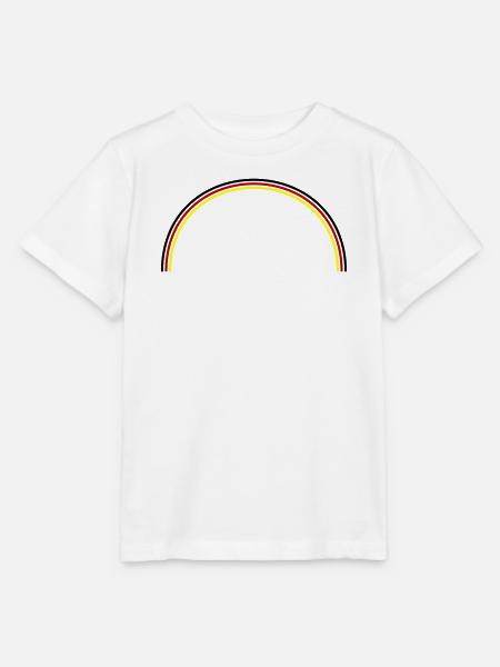 Deutschland Flagge Bogen - Stanley/Stella Kinder T-Shirt MINI CREATOR - Weiß